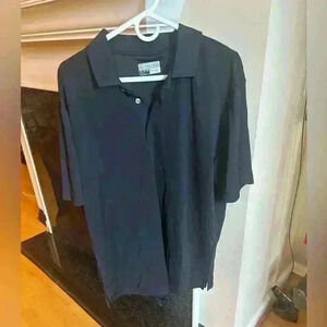 PGA tour golf collared shirt, black, XL (NWOT)
